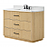 48" Single Bathroom Vanity in Scandinavian Oak, with Countertop Options and Hardware Option