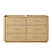 60" Double Bathroom Vanity in Scandinavian Oak, with Countertop Options and Hardware Option