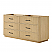 72" Double Bathroom Vanity in Scandinavian Oak, with Countertop Options and Hardware Options