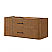 48" Single Wall Mounted Bathroom Vanity in Toasted Walnut, with Countertop Options and Hardware Option