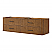 72" Double Wall Mounted Bathroom Vanity in Toasted Walnut, with Countertop Options and Hardware Option