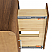 72" Double Wall Mounted Bathroom Vanity in Toasted Walnut, with Countertop Options and Hardware Option