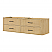 72" Double Wall Mounted Bathroom Vanity in Scandinavian Oak, with Countertop Options and Hardware Option