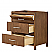  30" Single Bathroom Vanity in Toasted Walnut, Base only, Matte Black Trim, with Countertop and Hardware Options