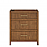  30" Single Bathroom Vanity in Toasted Walnut, Base only, Matte Black Trim, with Countertop and Hardware Options