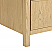 30" Single Bathroom Vanity in Scandinavian Oak, Base only, Satin Bronze Trim with Countertop and Hardware Options