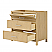  36" Single Bathroom Vanity in Scandinavian Oak, Base only, Brushed Nickel Trim with Countertop Options and Hardware Option