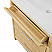  60" Double Bathroom Vanity in Scandinavian Oak, Base only, Satin Bronze Trim with Countertop Options and Hardware Option