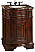 Adelina 26 inch Petite Antique Bathroom Vanity Cherry Finish