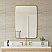 24 in. W x 36 in. H Metal Framed Radius Edge Bathroom Vanity Mirror in Matte Black with 3 Color Finish Options