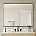 48 in. W x 36 in. H Metal Framed Radius Edge Bathroom Vanity Mirror in Brushed Nickel with 3 Color Finish Options