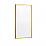  24 in. W x 36 in. H Metal Framed Square Edge Bathroom Vanity Mirror in Brushed Gold with 3 Metal Framed Options