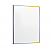  34 in. W x 36 in. H Metal Framed Square Edge Bathroom Vanity Mirror in Brushed Nickel with 3 Color Finish Options