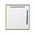  34 in. W x 36 in. H Metal Framed Square Edge Bathroom Vanity Mirror in Brushed Nickel with 3 Color Finish Options