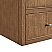  48" Single Wall Mounted Bathroom Vanity in Toasted Walnut, Base only, Brushed Nickel Trim with Countertop Options and Hardware Option