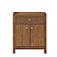30" Single Bathroom Vanity in Toasted Walnut, Giotto Quartz Countertop, Undermount Square Sink (1-Hole) with Countertop Options and Hardware Options