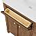 36" Single Bathroom Vanity in Toasted Walnut, Giotto Quartz Countertop, Undermount Square Sink (3-Hole), with Countertop Options and Hardware Option