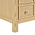 36" Single Bathroom Vanity in Scandinavian Oak, White Quartz Countertop, Undermount Square Sink (3-Hole), with Countertop Options and Hardware Option