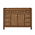  48" Single Bathroom Vanity in Toasted Walnut, Giotto Quartz Countertop, Undermount Square Sink (3-Hole), with Countertop Options and Hardware Option