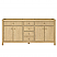 72" Double Bathroom Vanity in Scandinavian Oak, White Quartz Countertop, Undermount Square Sinks (1-Hole), with Countertop Options and Hardware Option
