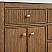 84" Double Bathroom Vanity in Toasted Walnut, Base only, Brushed Nickel Trim with Countertop Options and Hardware Options