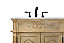 Adelina 66" Double Bathroom Vanity in Antique Beige Finish