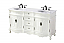 Adelina 66" Double Bathroom Vanity in Antique White Finish