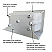 60"W x 36"D x 22"H Alcove Acrylic Bathtub No Faucet 60 inch with Drain location Option and Trim Finish Options