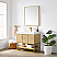 36" Single Sink Bath Vanity in Dark Oak with White Grain Composite Stone Top