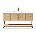 60" Single Sink Bath Vanity in Dark Oak with White Grain Composite Stone Top