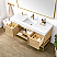 60" Single Sink Bath Vanity in Dark Oak with White Grain Composite Stone Top