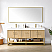 72" Double Sink Bath Vanity in Dark Oak with White Grain Composite Stone Top