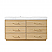 60M" Double Bathroom Vanity in Dark Oak with White Grain Composite Stone Top