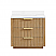 36" Free-standing Single Bath Vanity in Washed Ash Grey with Pure White Quartz Stone Top