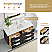  60" Free-standing Single Bath Vanity in Oak Weathered Black with Pure White Quartz Stone Top