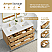 60M" Free-standing Double Bath Vanity in Washed Ash Grey with Pure White Quartz Stone