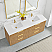  72" Free-standing Double Bath Vanity in Washed Ash Grey with Pure White Quartz Stone Top