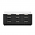 84" Free-standing Double Bath Vanity in Oak Weathered Black with Pure White Quartz Stone Top