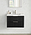  30" Floating Single Bath Vanity in Oak Weathered Black with Pure White Quartz Stone Top