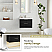  30" Floating Single Bath Vanity in Oak Weathered Black with Pure White Quartz Stone Top
