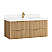 48" Floating Single Bath Vanity in Washed Ash Grey with Pure White Quartz Stone Top