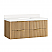 48" Floating Single Bath Vanity in Washed Ash Grey with Pure White Quartz Stone Top