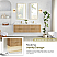 72" Floating Double Bath Vanity in Washed Ash Grey with Pure White Quartz Stone Top
