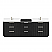  96" Combine Free-standing Double Bath Vanity in Oak Weathered Black with Pure White Quartz Stone Top