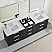  96" Combine Free-standing Double Bath Vanity in Oak Weathered Black with Pure White Quartz Stone Top