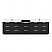 120" Combine Free-standing Double Bath Vanity in Oak Weathered Black with Pure White Quartz Stone Top