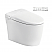  Smart Toilet Bidet in White with LED Display, Remote, Blackout Flush, Off-Seat Auto Flush, Heated Seat and Warm Air Dryer