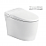  Smart Toilet Bidet in White with LED Display, Remote, Blackout Flush, Off-Seat Auto Flush, Auto Open & Close Lid, Heated Seat and Warm Air Dryer, Foot Sensor Operation