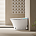  Elongated Smart Bidet Toilet with Clean Foam Shield, Built-In Tank, ADA Chair Height, Heated Seat, Warm Air Dryer, Foot Sensor Auto Flush, Child Wash & Dual Remote Controls