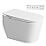  Elongated Smart Bidet Toilet with LED screen display, Built in Tank, ADA Chair Height, Auto Open & Close,Heated Seat, Dryer & Foot/Men's flush recognition,Dual remote control